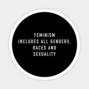 feminism includes all genders Magnet